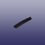 پایه چپ سپر عقب - ام وی ام X55