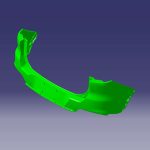 پوسته سپر عقب قسمت بالا - تیگو ۷ پرو