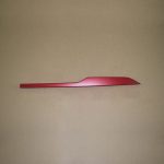 طلق پلاستیکی قرمز رنگ سپر جلو سمت چپ - ام وی ام X55 پرو