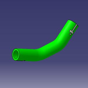 شیلنگ ورودی اب خنک کن توربو - آریزو۵