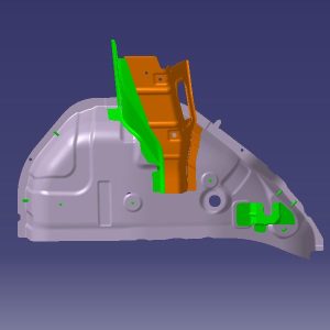 گلگیر داخلی عقب چپ - آریزو ۶