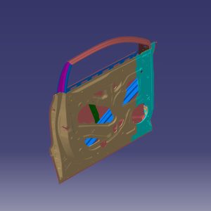 درب جلو چپ - ام وی ام X55