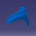 گلگیر جلو چپ - ام وی ام X55