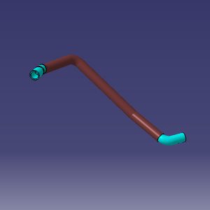 شیلنگ بالائی رادیاتور - تیگو ۷