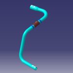 شیلنگ آب موتور به مخزن انبساط - تیگو ۷