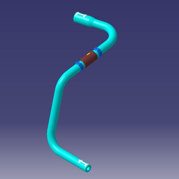 شیلنگ آب موتور به مخزن انبساط - تیگو ۷