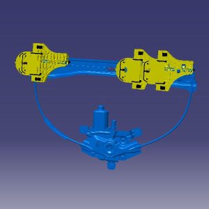 شیشه بالابر درب عقب چپ - تیگو ۷