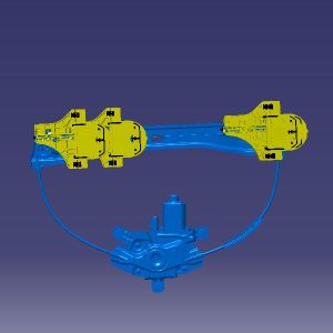 شیشه بالابر درب عقب راست - تیگو ۷
