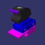 مجموعه کلید شیشه بالابر عقب راست - ام وی ام X33S