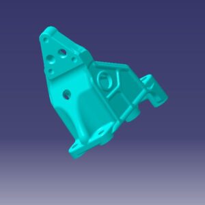 پایه دسته موتور راست - ام وی ام x22