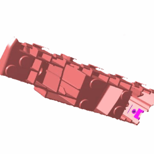 پایه چپ سپر جلو - ام وی ام x22