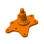 محور چرخ عقب راست - ام وی ام x22