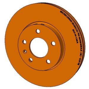 دیسک چرخ جلو - ام وی ام X22