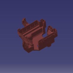 قاب زیر جعبه فیوز محفظه - موتور ام وی ام X22