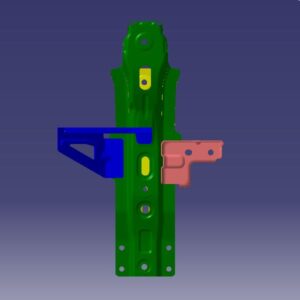 تقویت ستون جلو راست - ام وی ام X22