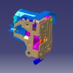 قفل درب جلو راست - ام وی ام X22