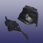 قاب پالونی عقب سمت راست - ام وی ام X33S