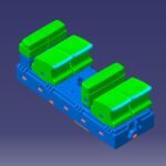 کلید شیشه بالابردرب جلوچپ - ام وی ام X22