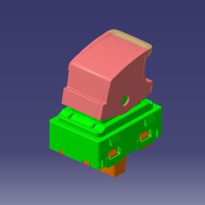 کلید تکی شیشه بالابر - ام وی ام X22